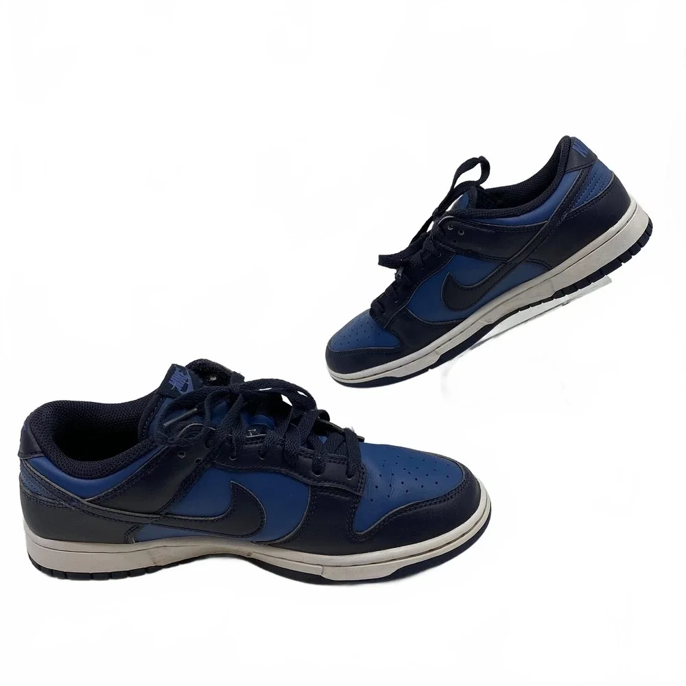 Nike Dunk Low Retro Men’s Leather Sneakers | Size 8